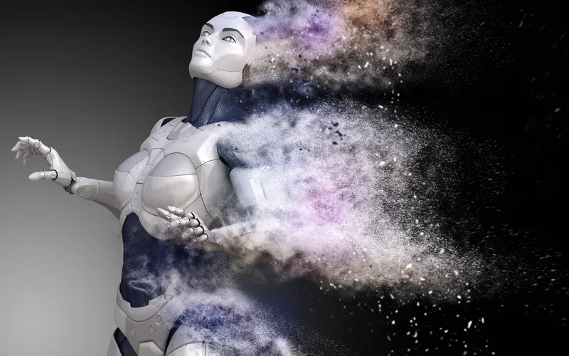 photo manipulation with dispersion effect