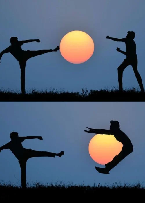 image at sunset