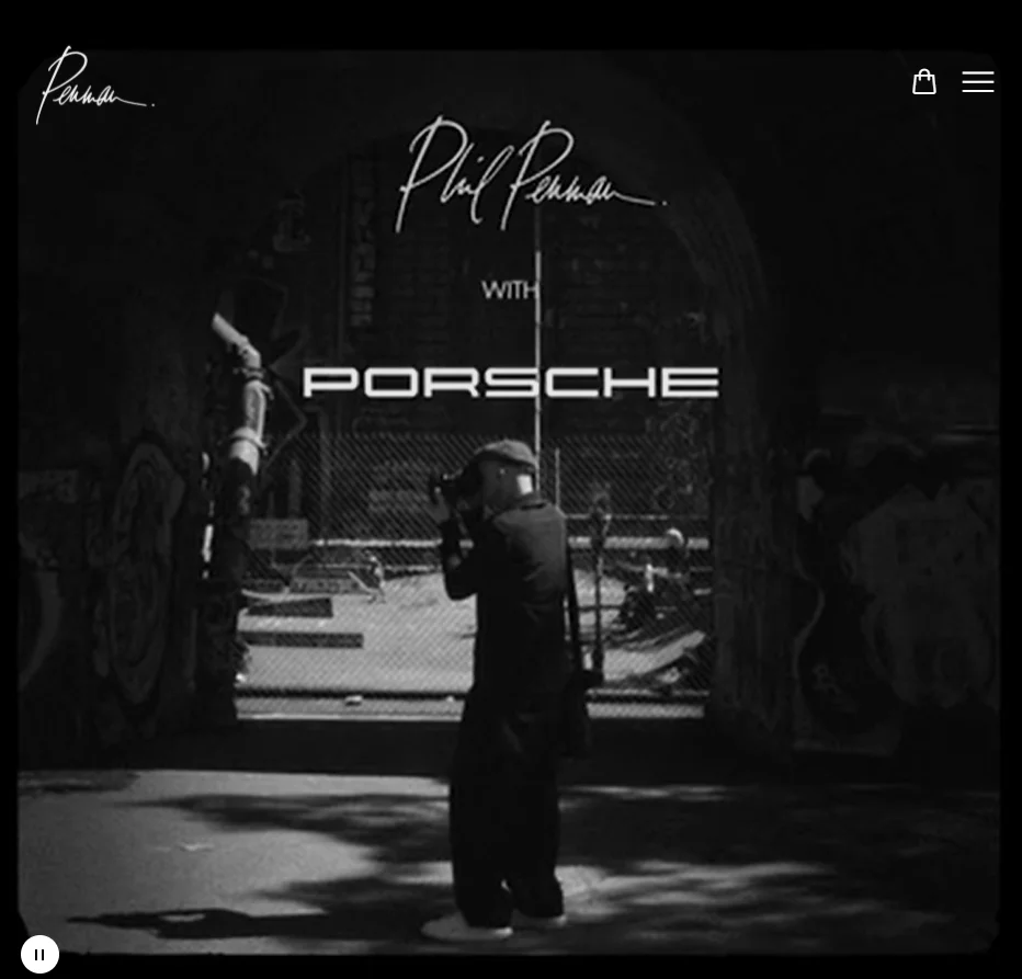 photography portfolio website - Phil Penman