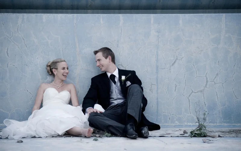 Romantic wedding pic