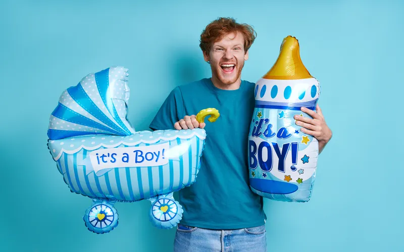 revealing gender using balloons