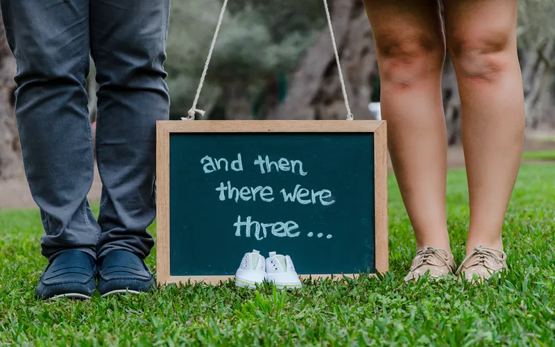 using a chalkboard to reveal gender