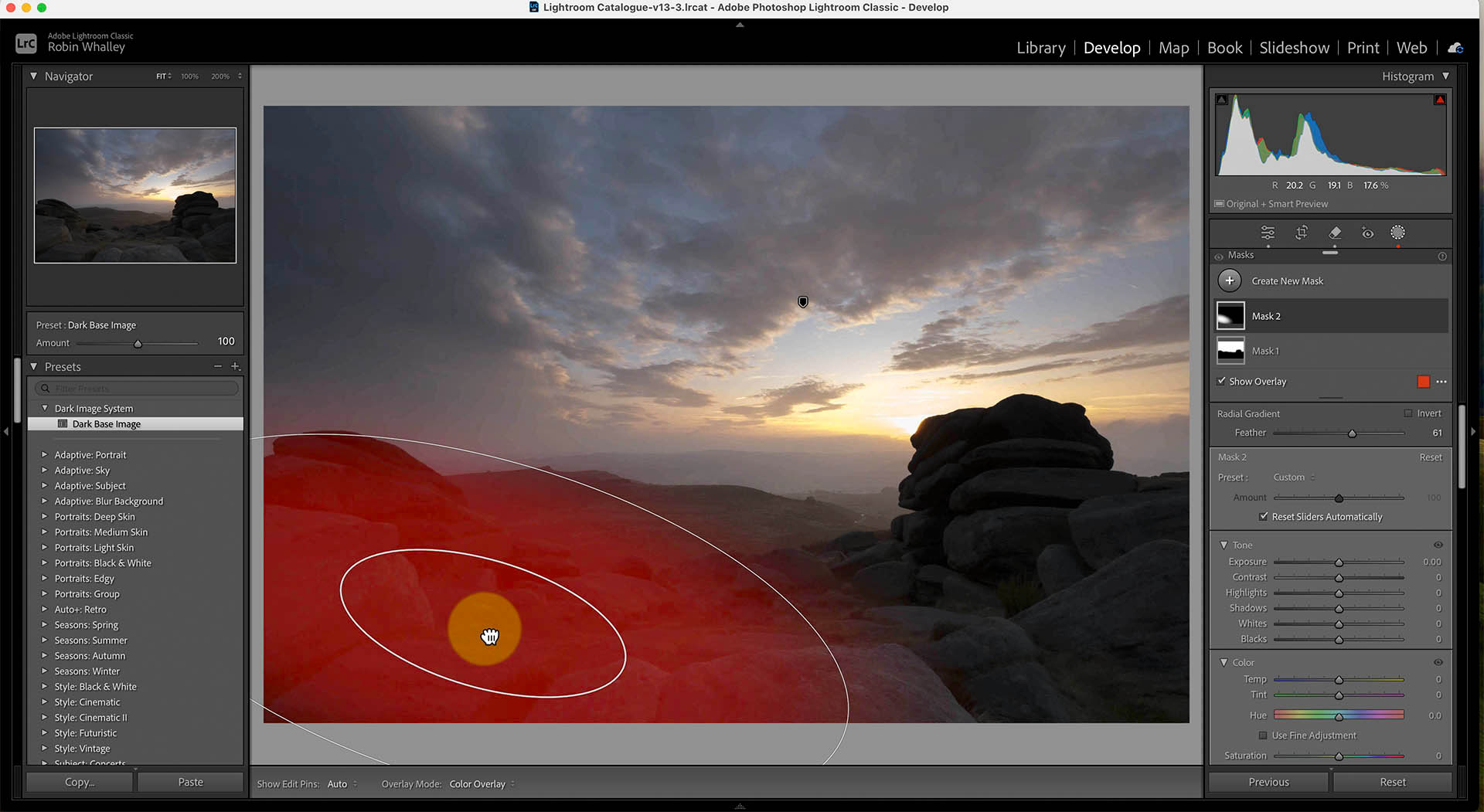 how to edit dark photos in lightroom