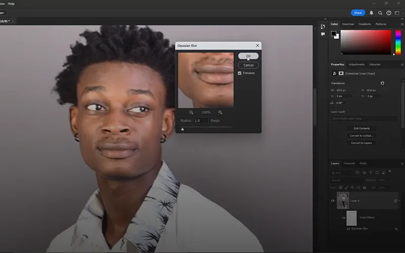 photoshop skin retouching