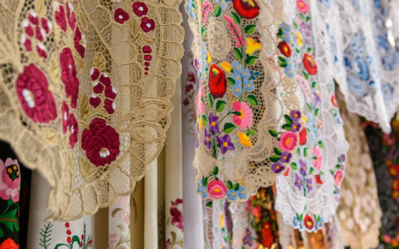 photo of lace and embroidery