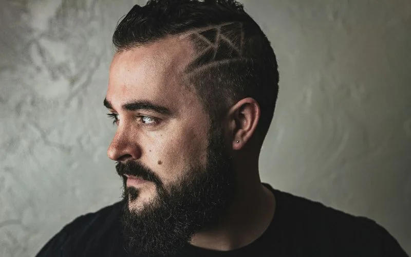 photo of beard and hair