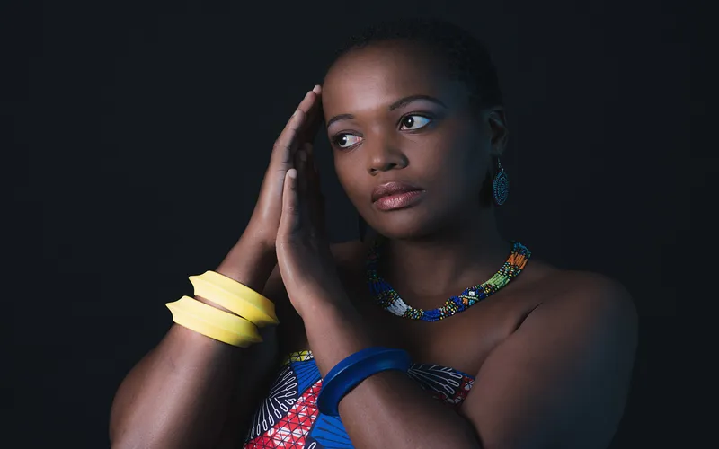 unedited and authentic photo of an ethnic woman