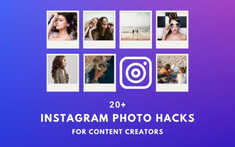 Instagram photo hacks