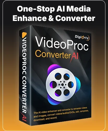 videoproc converter, ai video enhancer, ai video converter, upscaling videos, ai video upscaler, 4k video enhancer, video stabilizer