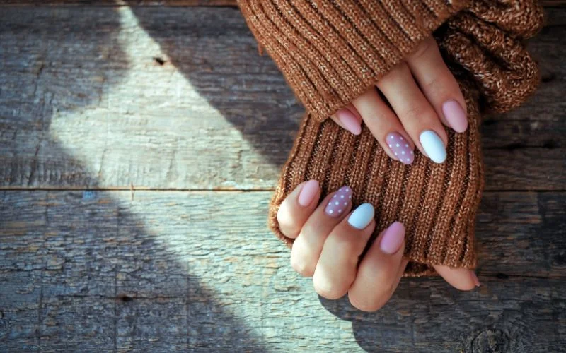 cute hand stack pose