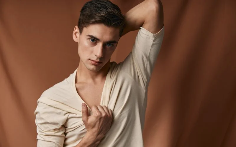 macho stylish hand poses for pictures