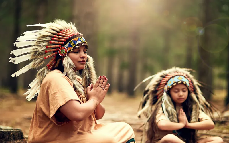photo of tribal people