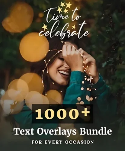 Text Overlays Bundle, best photography deals, best photography add ons, best photoshop resources, deals for photographers