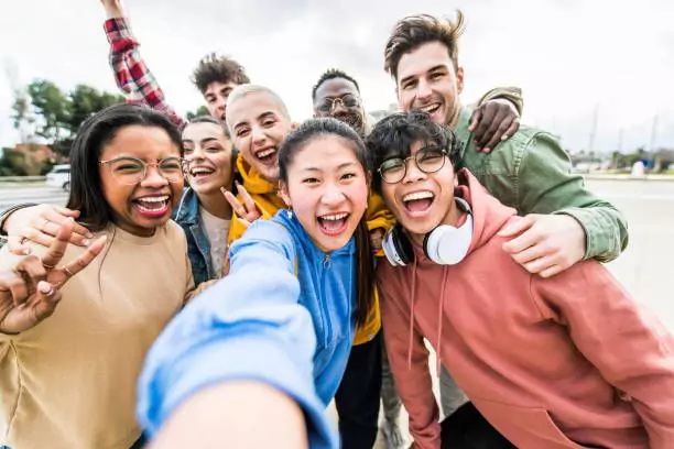 A heartwarming cute selfie pose that captures friendship and togetherness in the perfect candid shot.