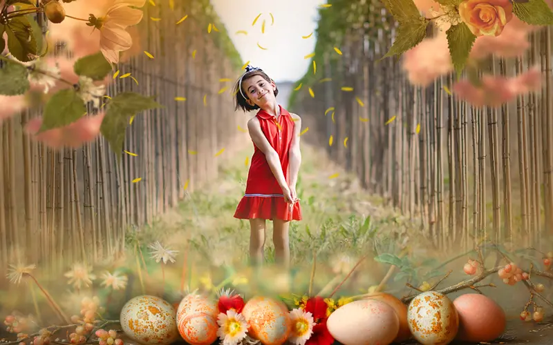 Free Easter Egg Overlays, Easter Frame Overlay, Easter Egg Frame Overlay