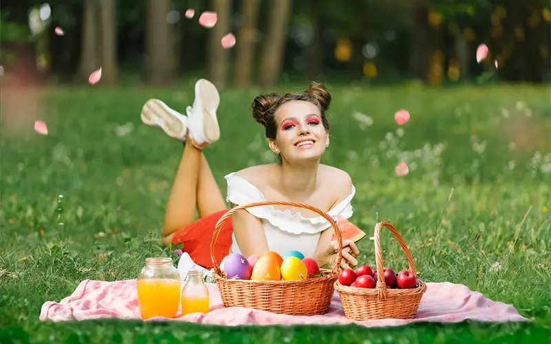 Free Easter Basket Overlays, Flower Petal Overlays, Easter Garden Photoshoot