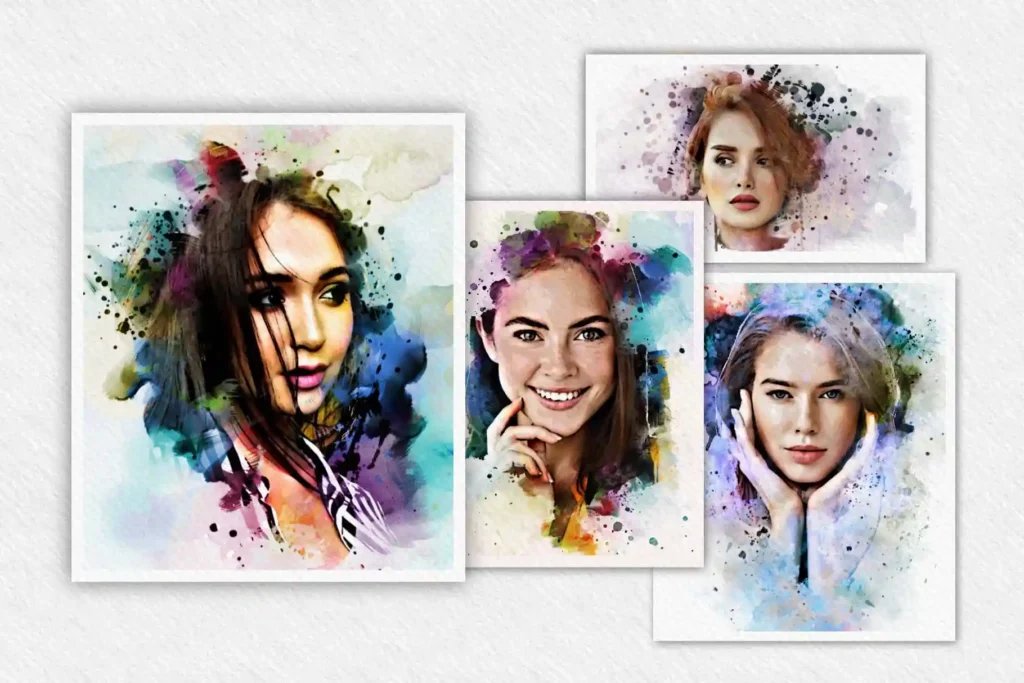 Photoshop Photo Effects, digital photo paintings, photoshop painting effect