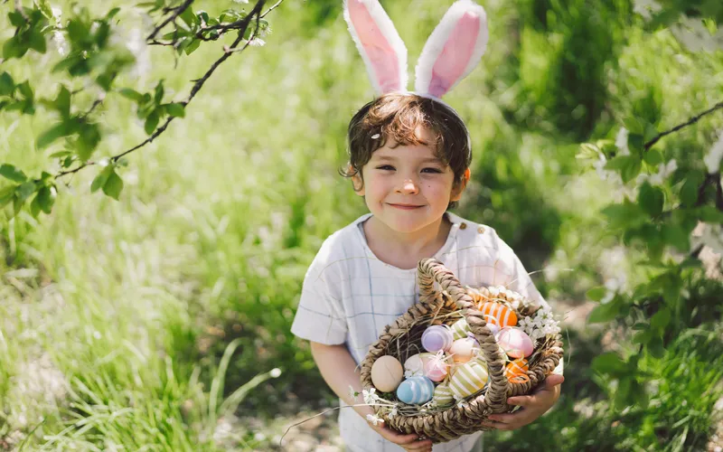 Baskets Props For Easter Photos,