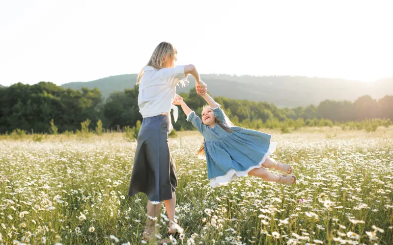 Twirl and Spin Pose