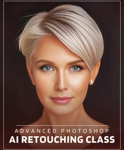 Adobe Photoshop Retouching Course, AI retouching class, AI Photo Editing