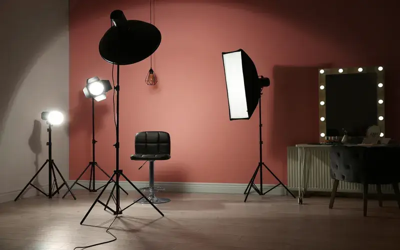 professional studiolighting setup