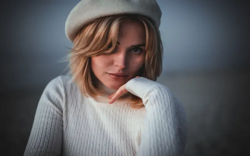 portrait of women in vignette filter