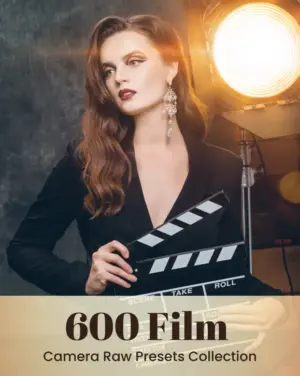 600 film camera raw presets, photography add ons