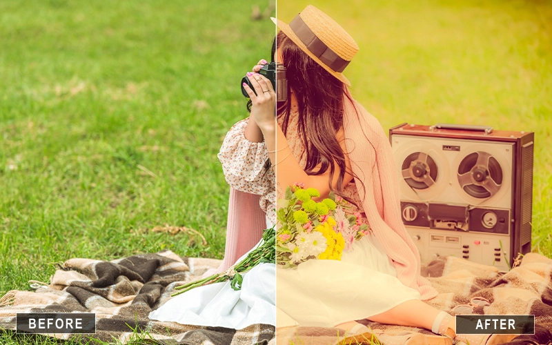 Glow Camera Raw Vintage Presetsโ