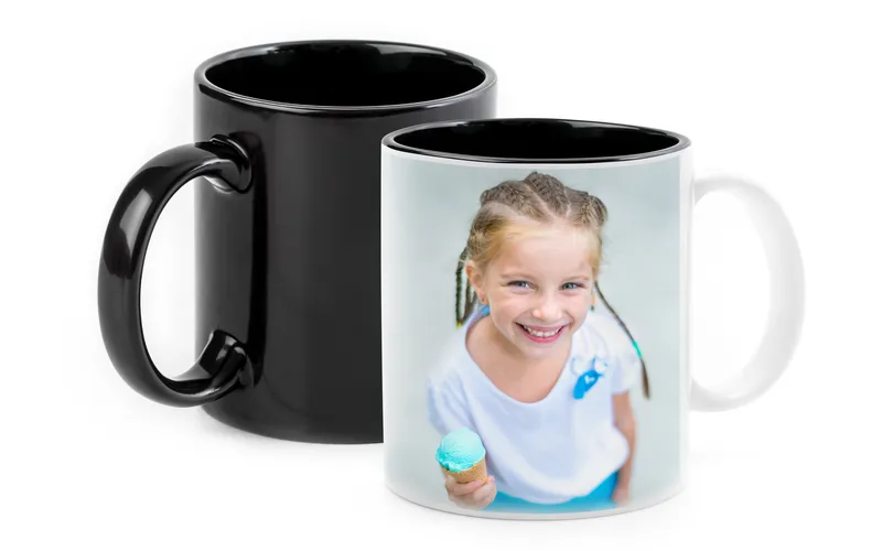 mug with a photo of a loved one,