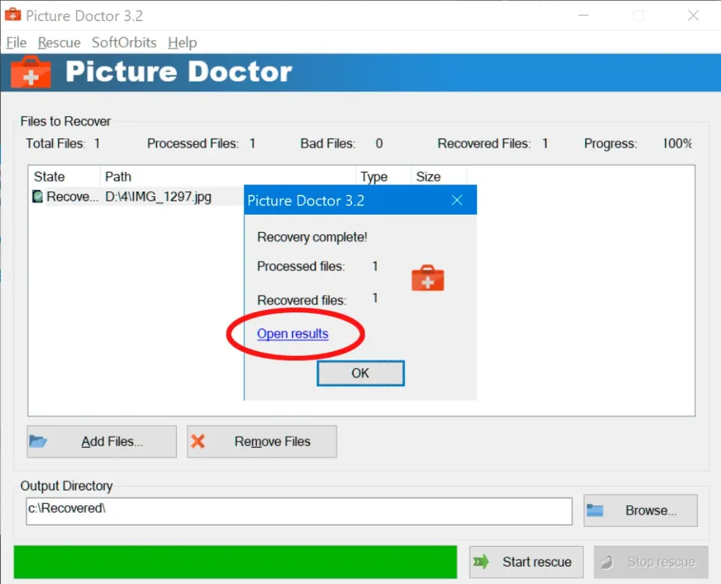 Opening the images for the conversion into better images