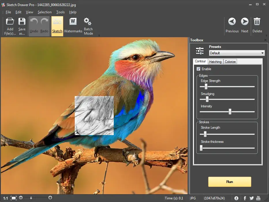 Sneak peak into conversion process of photo to sketch