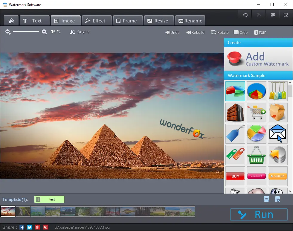 Adding image watermark to photo, easily add logo watermarks to the photos