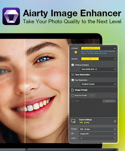 AIarty Image Enhancer, Best image enhancing software