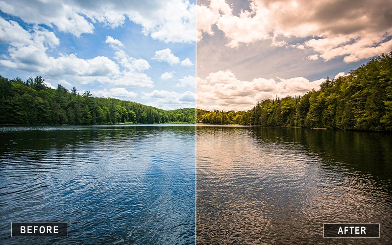 Natural Lake Camera Raw Presetsโ