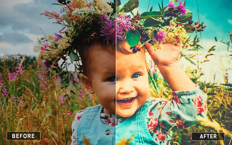 Vibrant Child Photography Lightroom