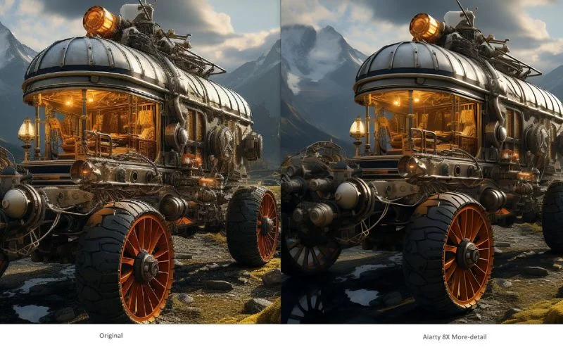 aiarty picture clarity, aiarty image upscaling, aiarty sharpening tool