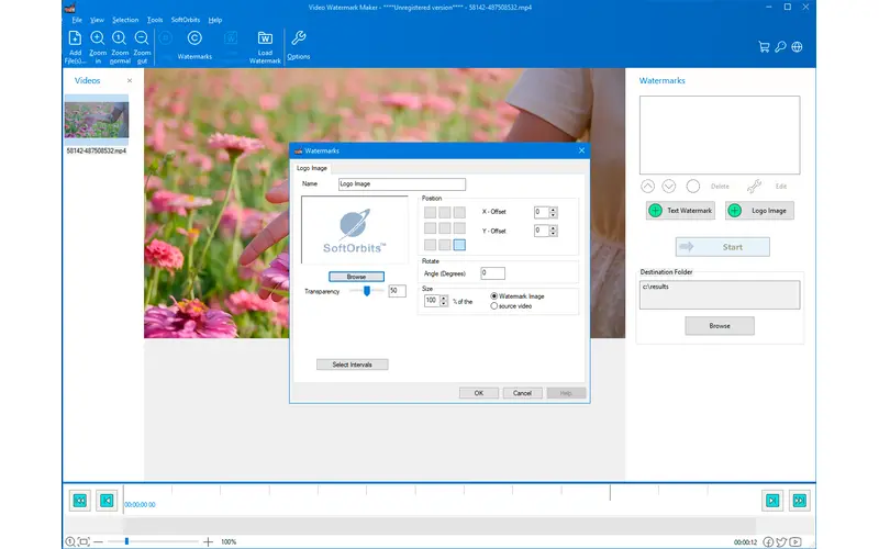 add watermark to video, watermark creator