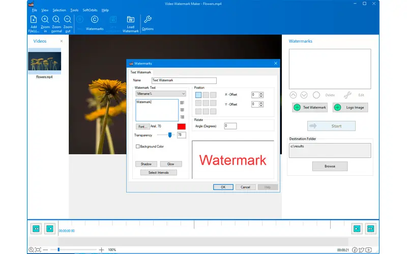 add watermark to video, watermark creator