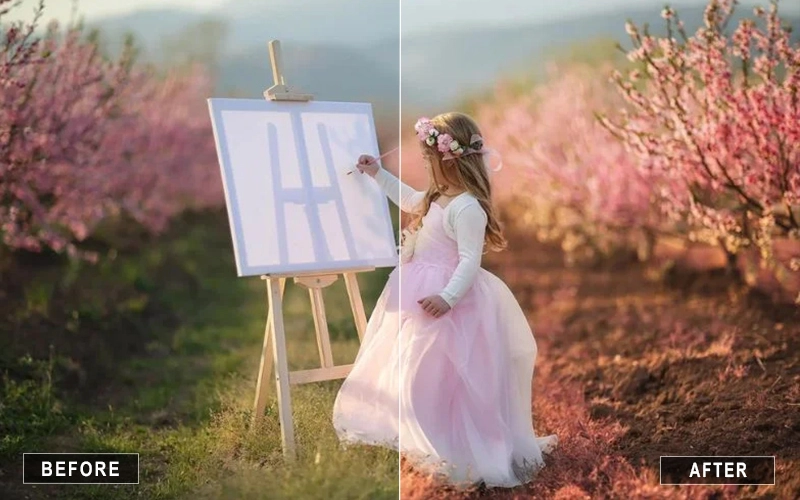 Retouching Tutorial, Photo retouch Tutorial, Little Painter