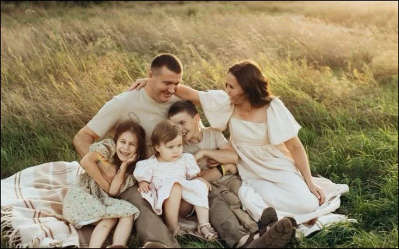 large family photography poses