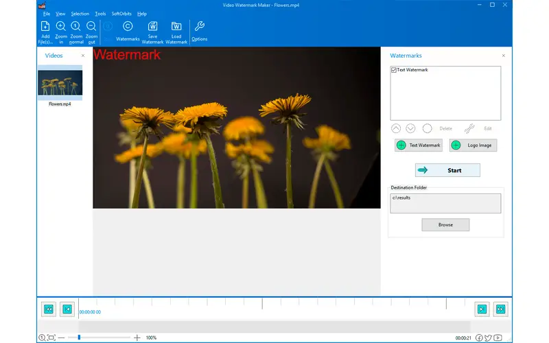 add watermark to video windows, watermark maker, create a watermark logo