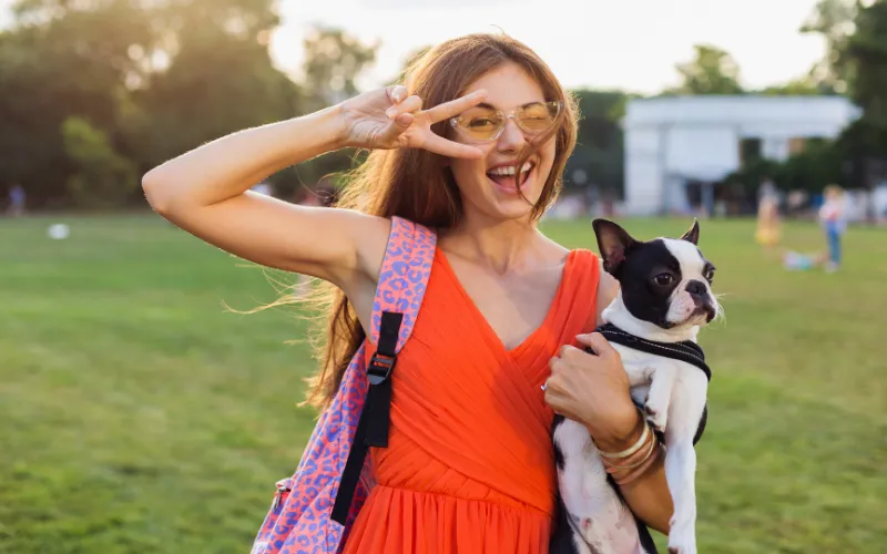 senior photo ideas with a pet