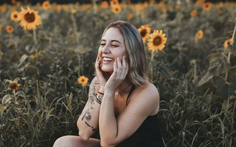 explore the flower fields for senior photography