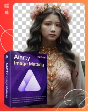 Aiarty Image Matting, AI Background Remover, Photo Editing Software, AI Photography