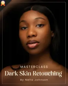 Skin retouching tutorial, Skin retouching video, Masterclass, Dark Skin Retouching