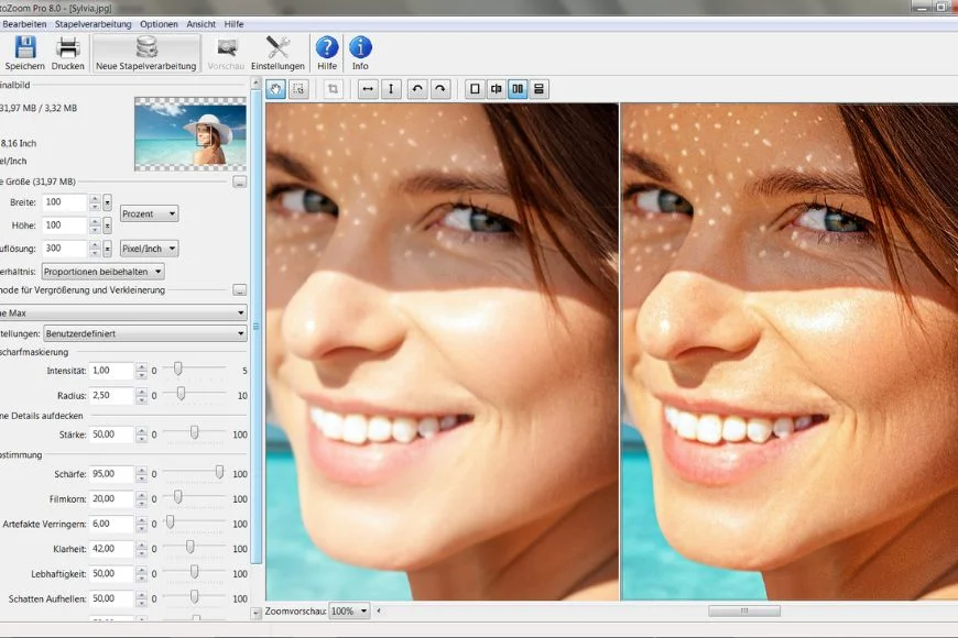upsizing image, image resizing software, digital image resizing