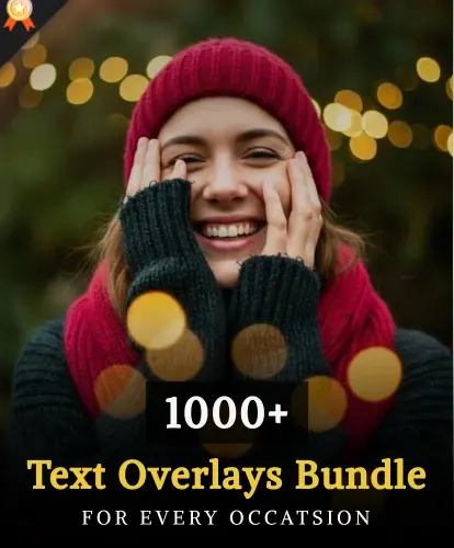 Text Overlays Bundle, best photography deals, best photography add ons, best photoshop resources, deals for photographers