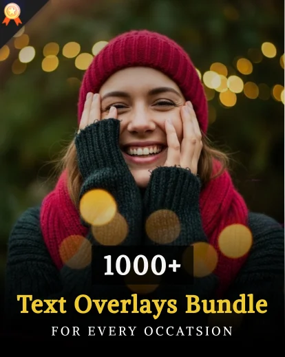 Text Overlays Bundle, best photography deals, best photography add ons, best photoshop resources, deals for photographers