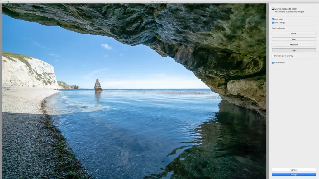 Best HDR software - Adobe Lightroom Classic (HDR Merge feature)