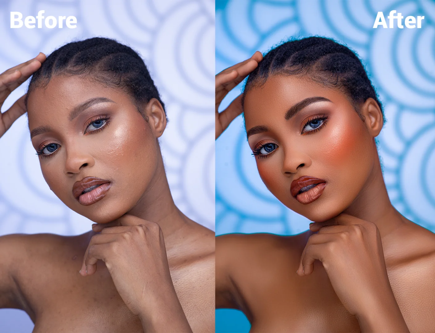 beauty retouching tutorial, face retouching tutorial, skin retouching video course